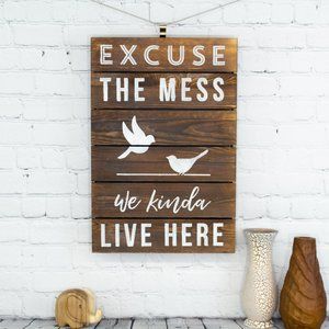 Wood Pallet Funny Word Wall Art